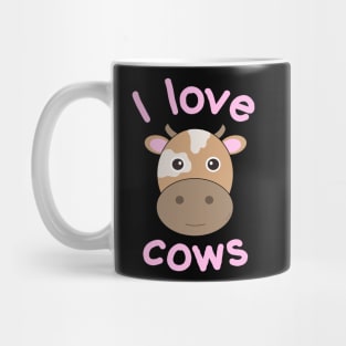 I Love Cows Mug